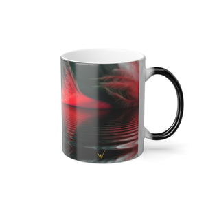 Color Changing Mug, 11oz, Red