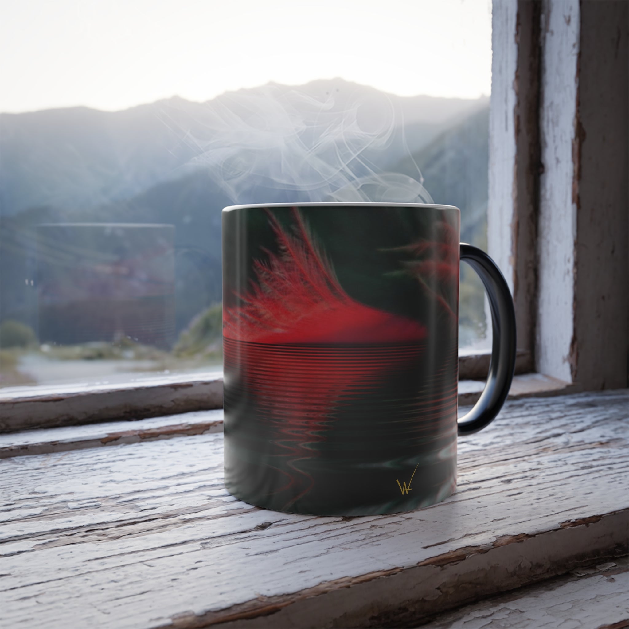 Red Color Changing Mug