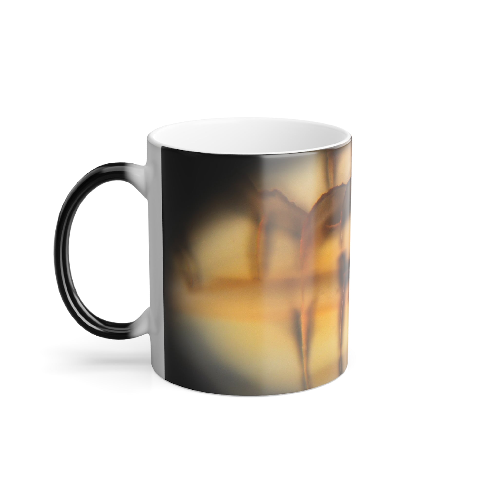 Color Changing Mug, 11oz, Yellow/Black
