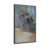 "Little ballerina"- Gallery Canvas Wraps, Vertical Frame Yellow/Blue