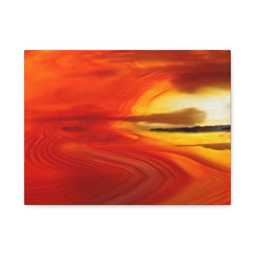 Agate Landscape Microphotography Canvas Print | The Micro-Art Gallery