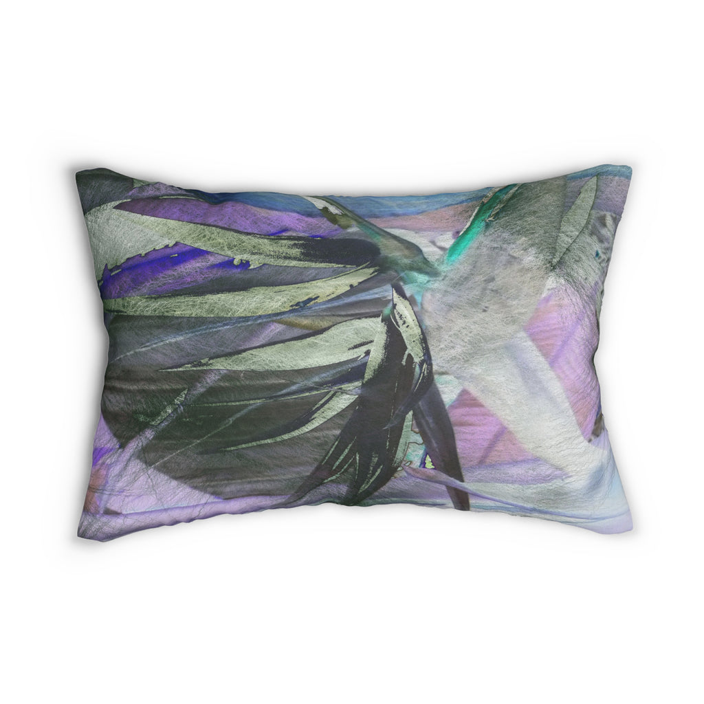  Lumbar Pillow Green/Lilac