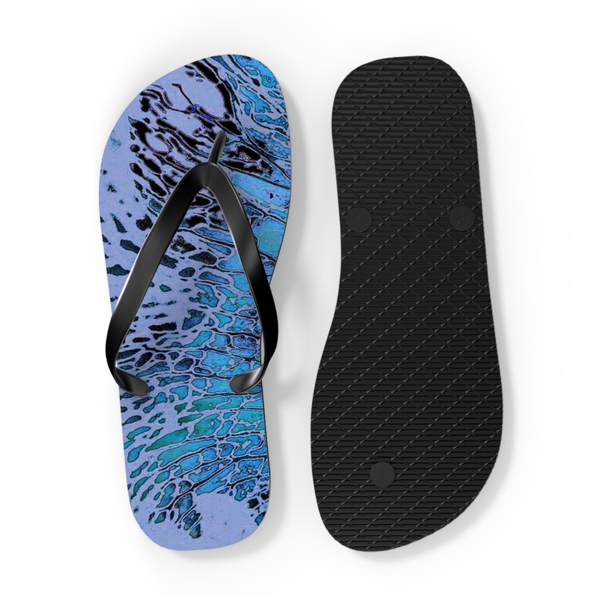 Blue Flip Flops