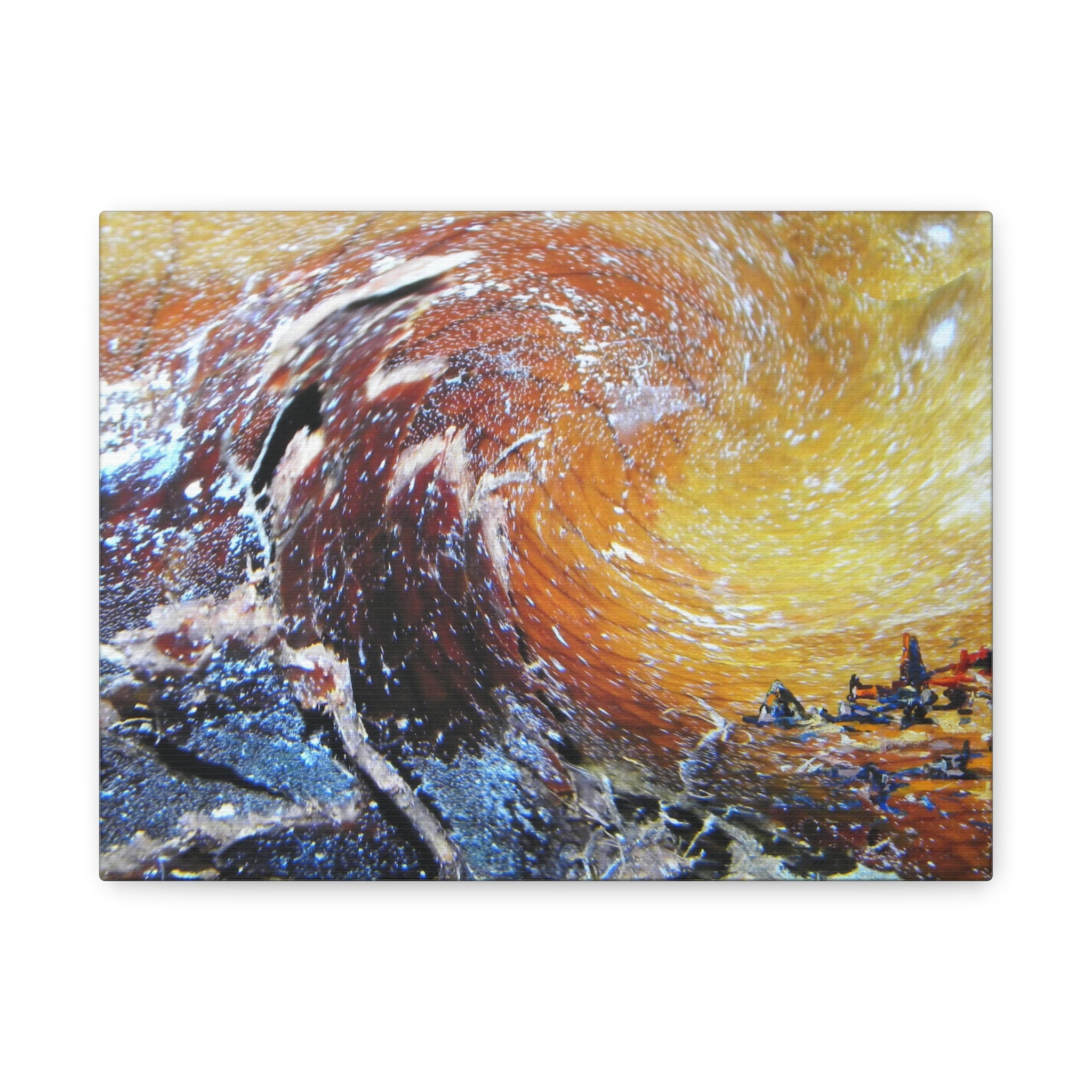 Abstract Ocean Wave Canvas Print