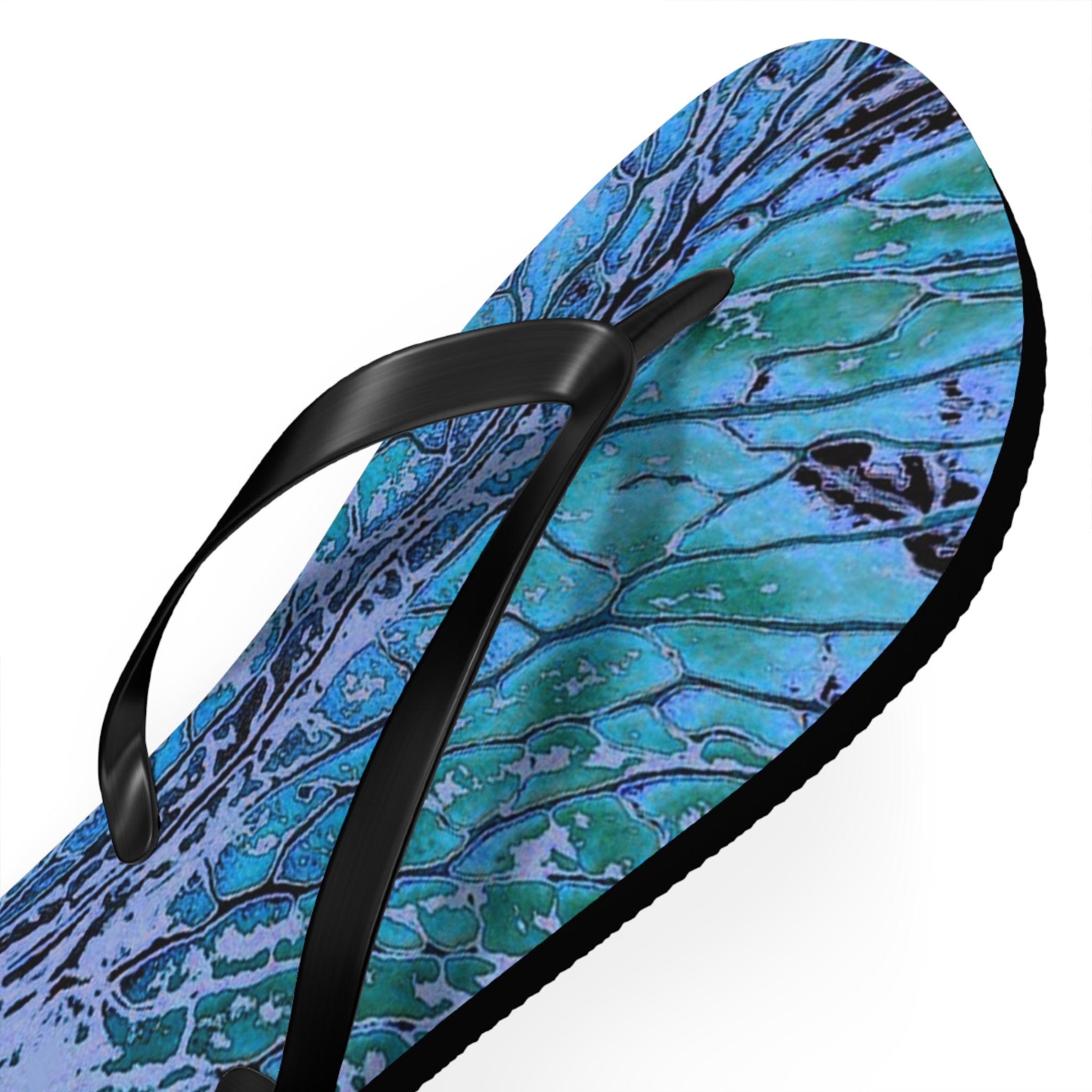 Blue Flip Flops