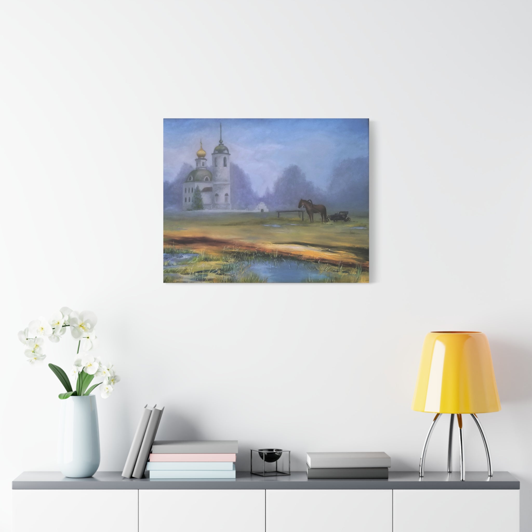 Canvas Art Print - Early in the Morning, Matte, Stretched