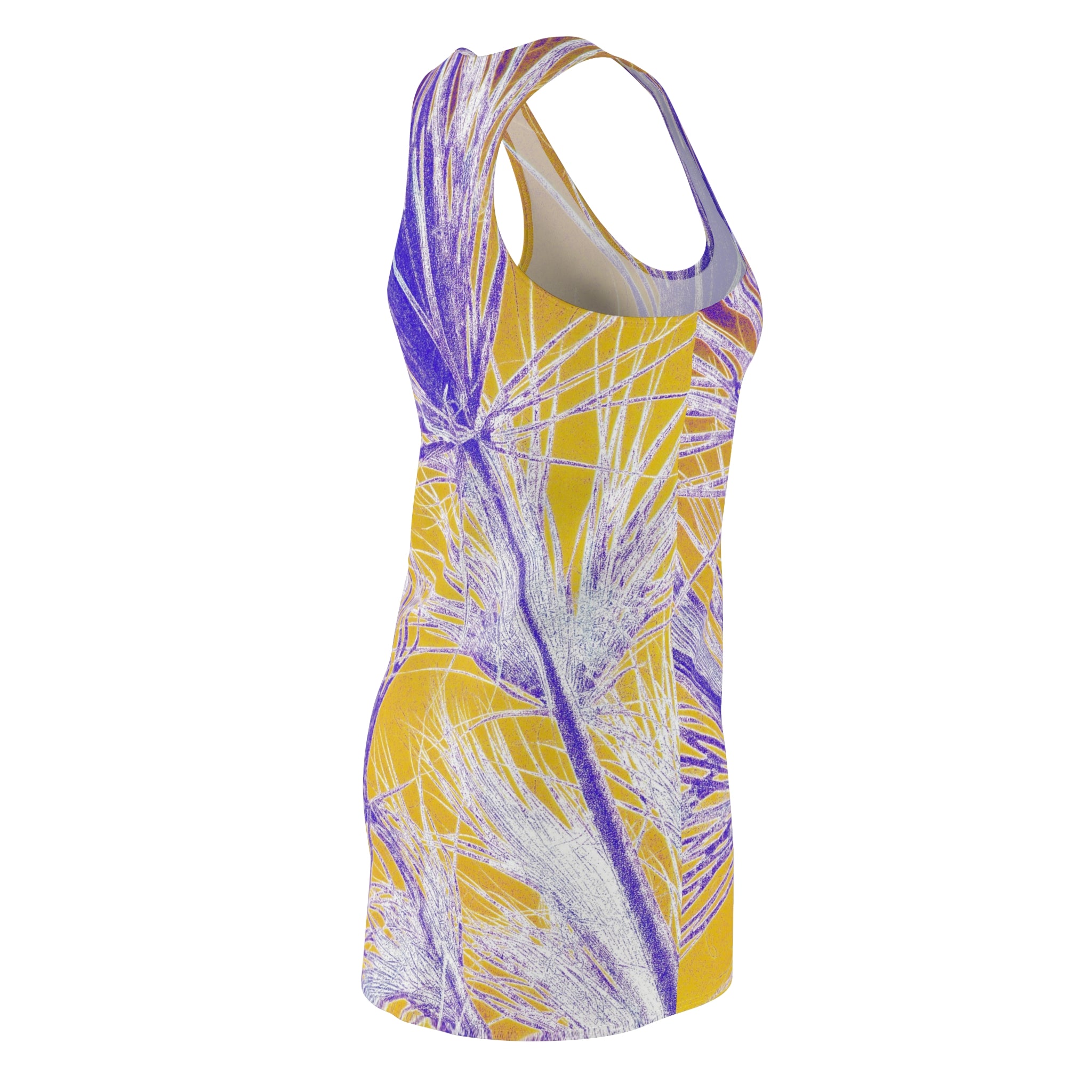 Racerback Dress Lilac Palm
