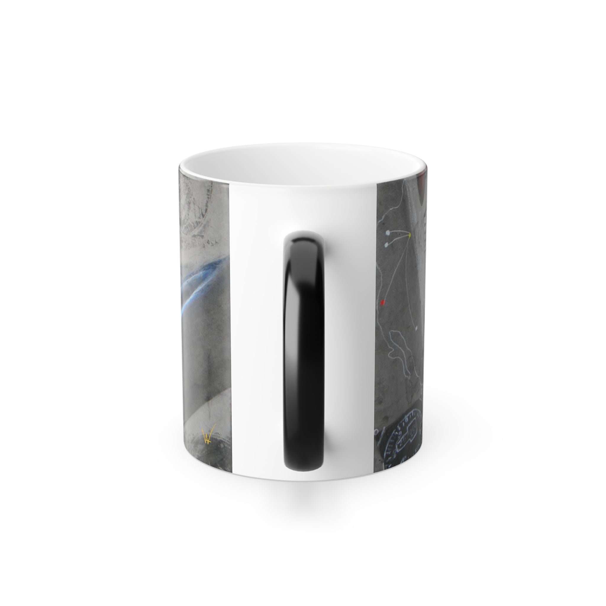 Color-Changing Airplane Mug — 11oz Morphing Coffee Cup