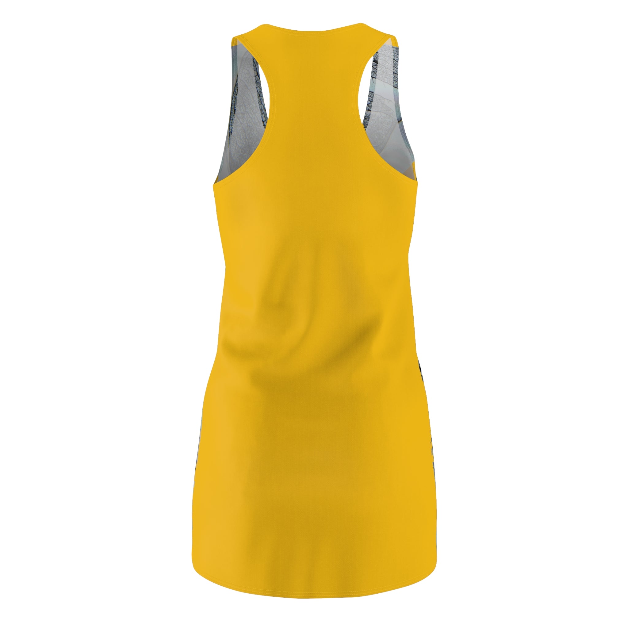 Racerback Dress yellow/gray