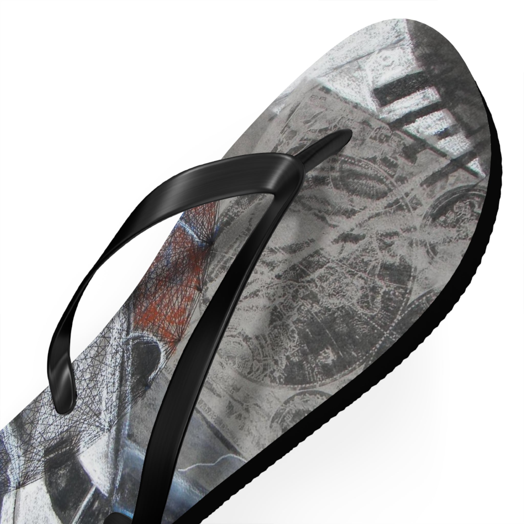 Aviation Picture Flip Flops