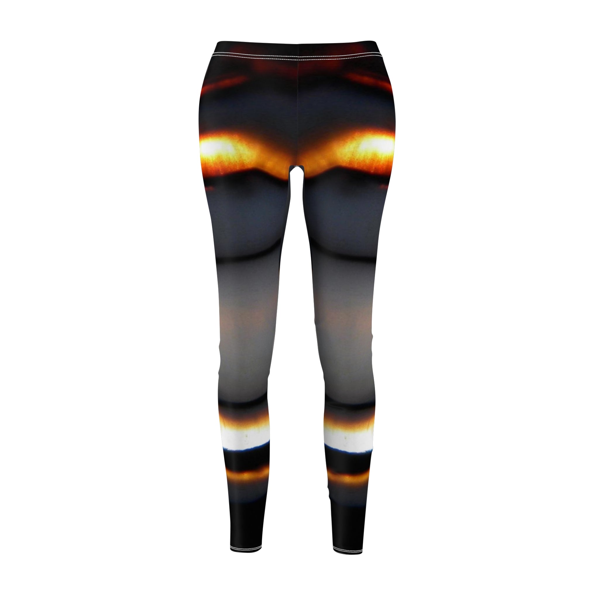 Leggings with a gradient design on a white background