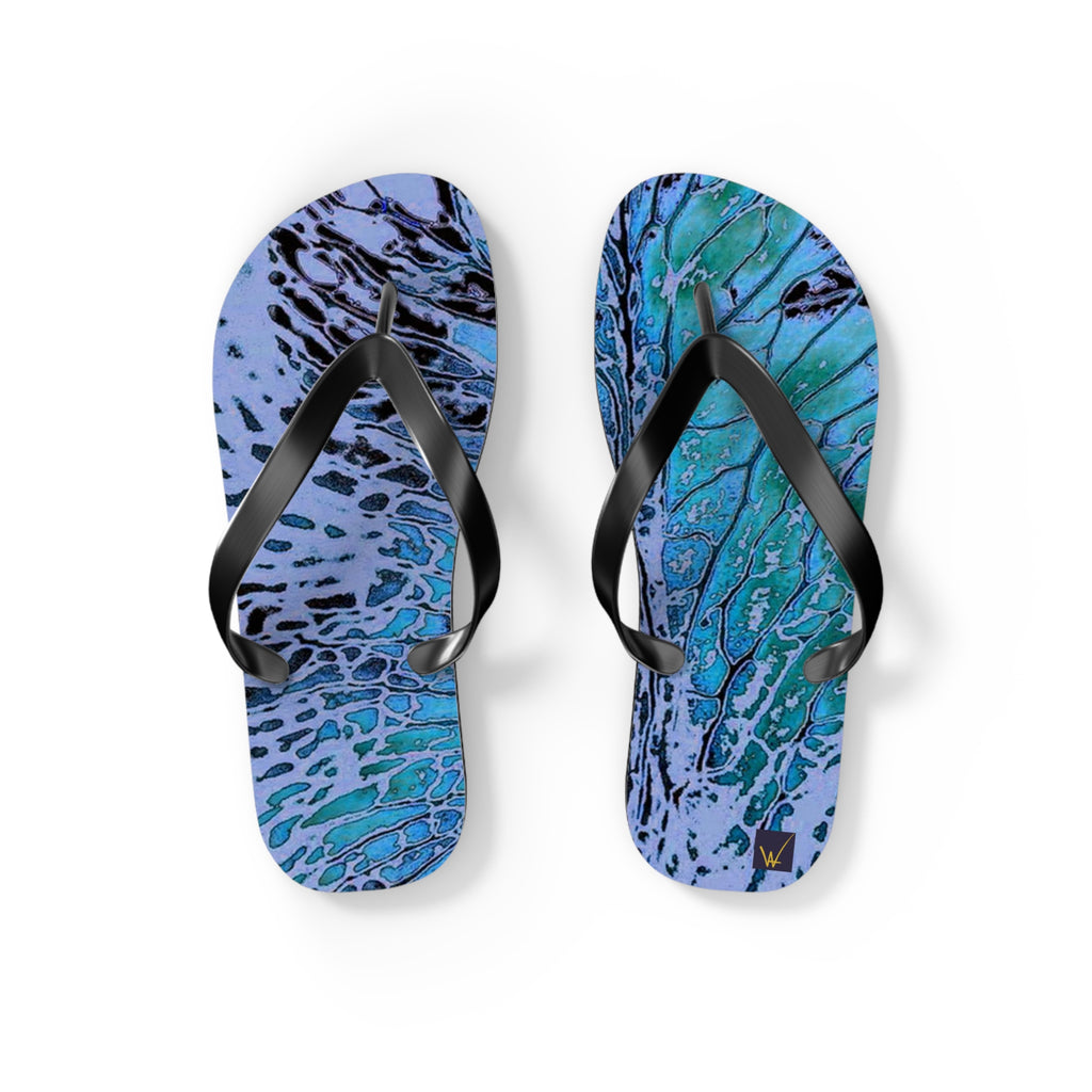 Blue Flip Flops