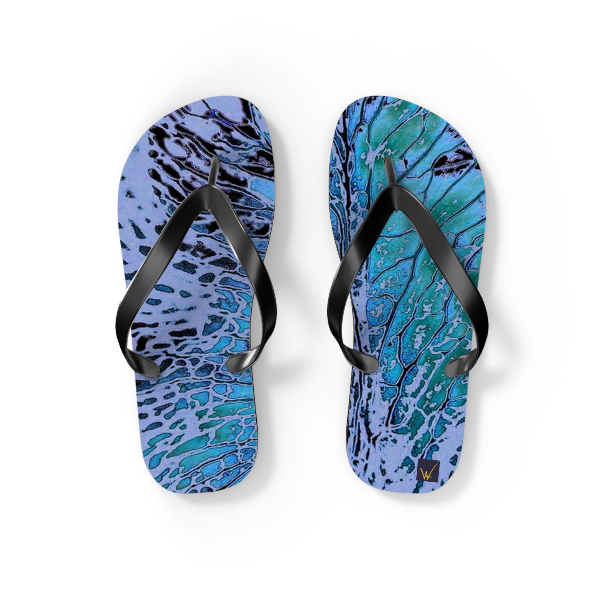 Blue Flip Flops