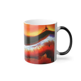 Color Changing Mug, 11oz, Red/Yellow