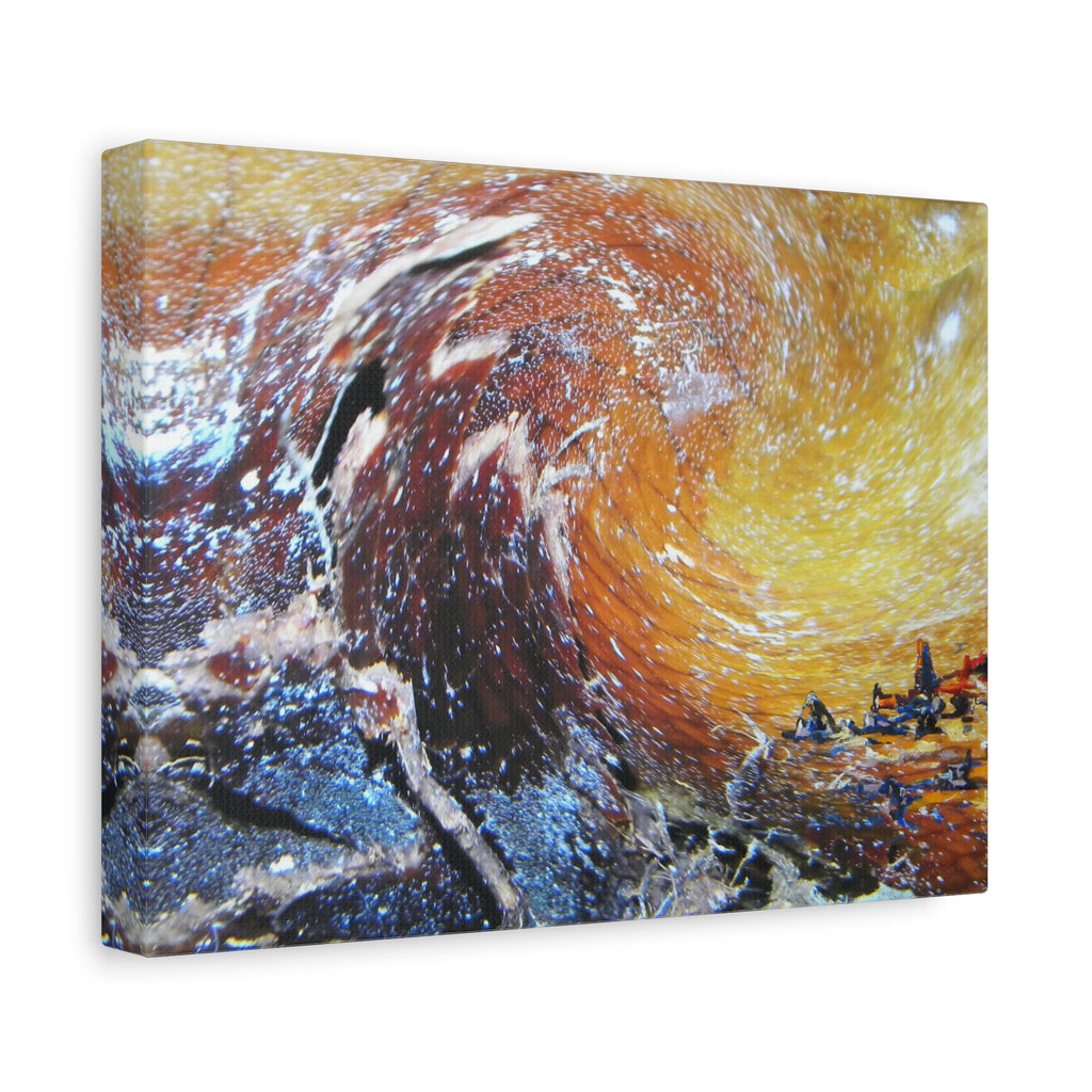 Abstract Ocean Wave Canvas Print