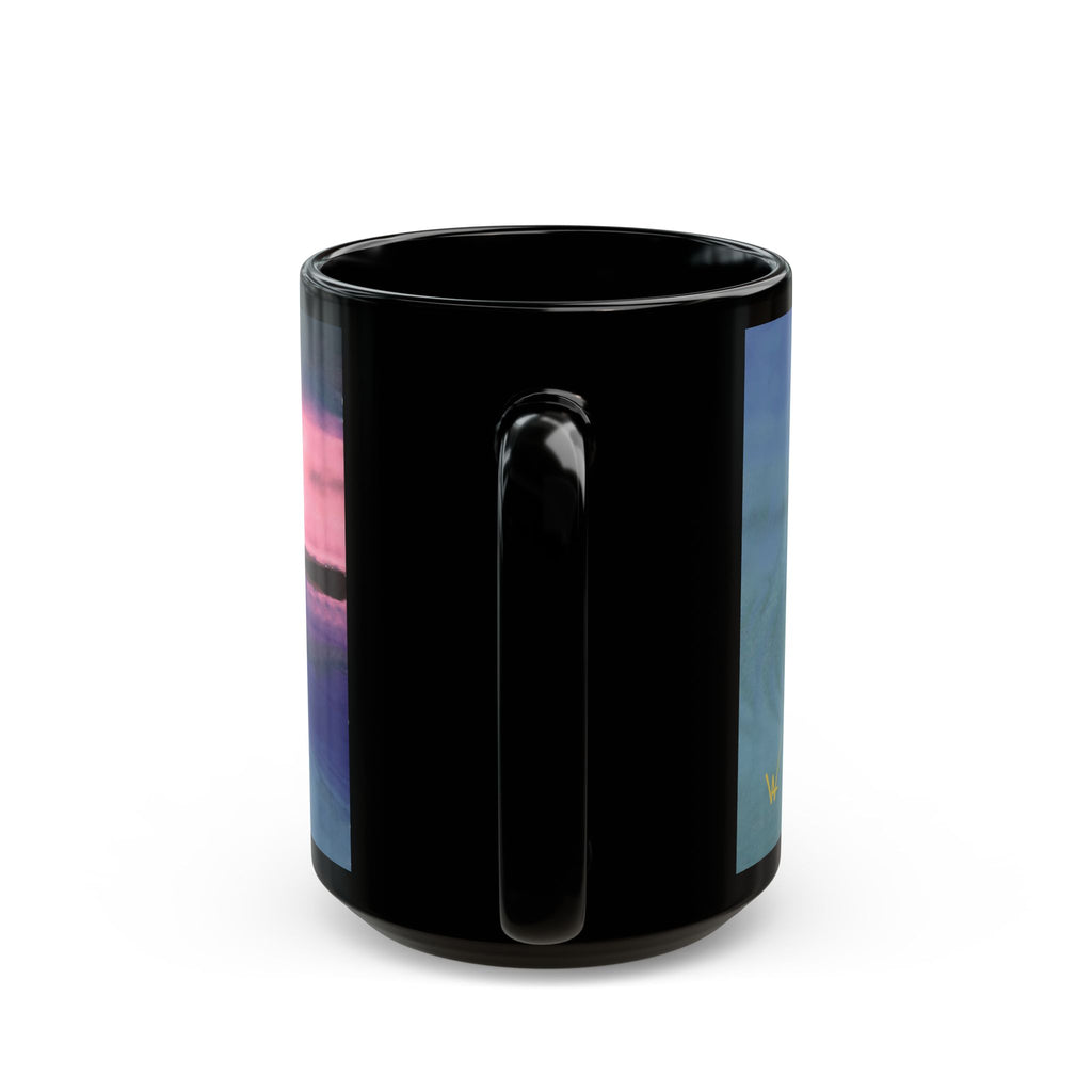 Stunning Abstract Art Mug, Colorful Coffee Cup for Art Lovers, Unique Ceramic Gift, Cozy Vibe for Home or Office, Perfect for Birthdays
