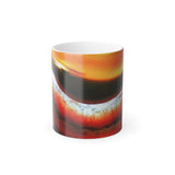 Color Changing Mug, 11oz, Red/Yellow