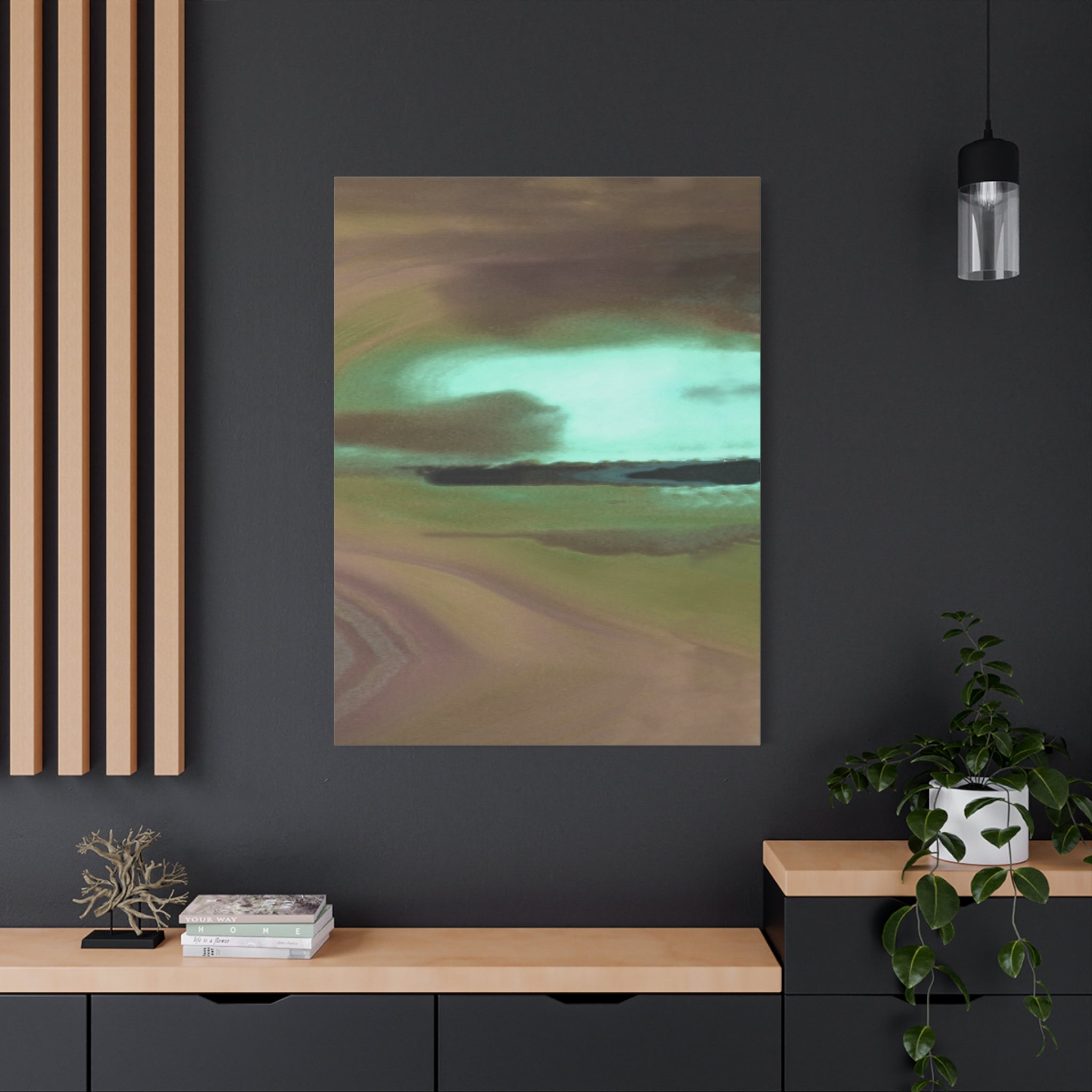 Quiet Waters Microphotography Canvas Print | The Micro-Art Gallery