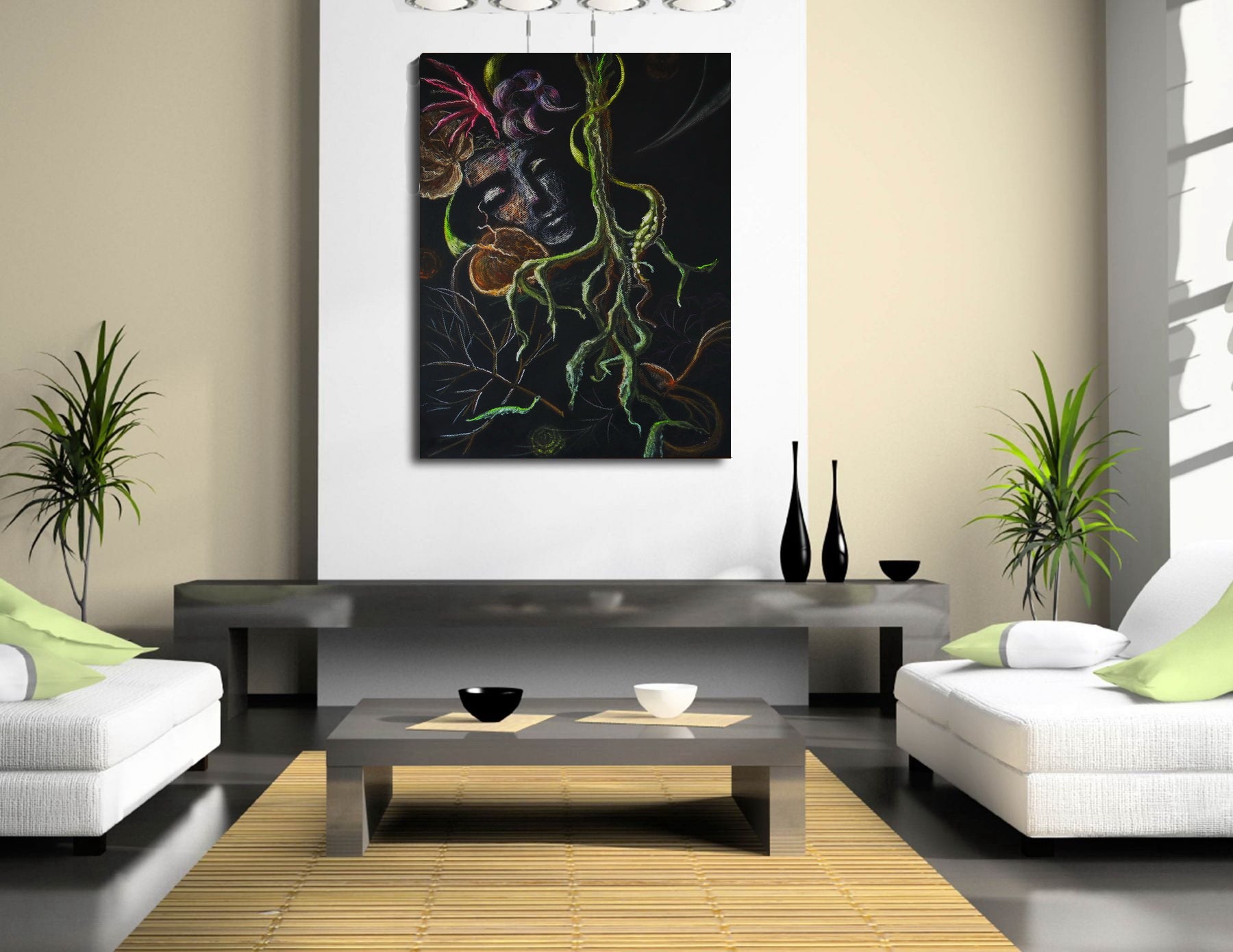 Dreams — Pastel Drawing Canvas Print