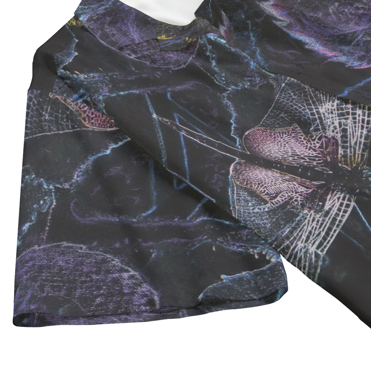 All-Over Print Men's Hawaiian Rayon Shirt Dragonfly