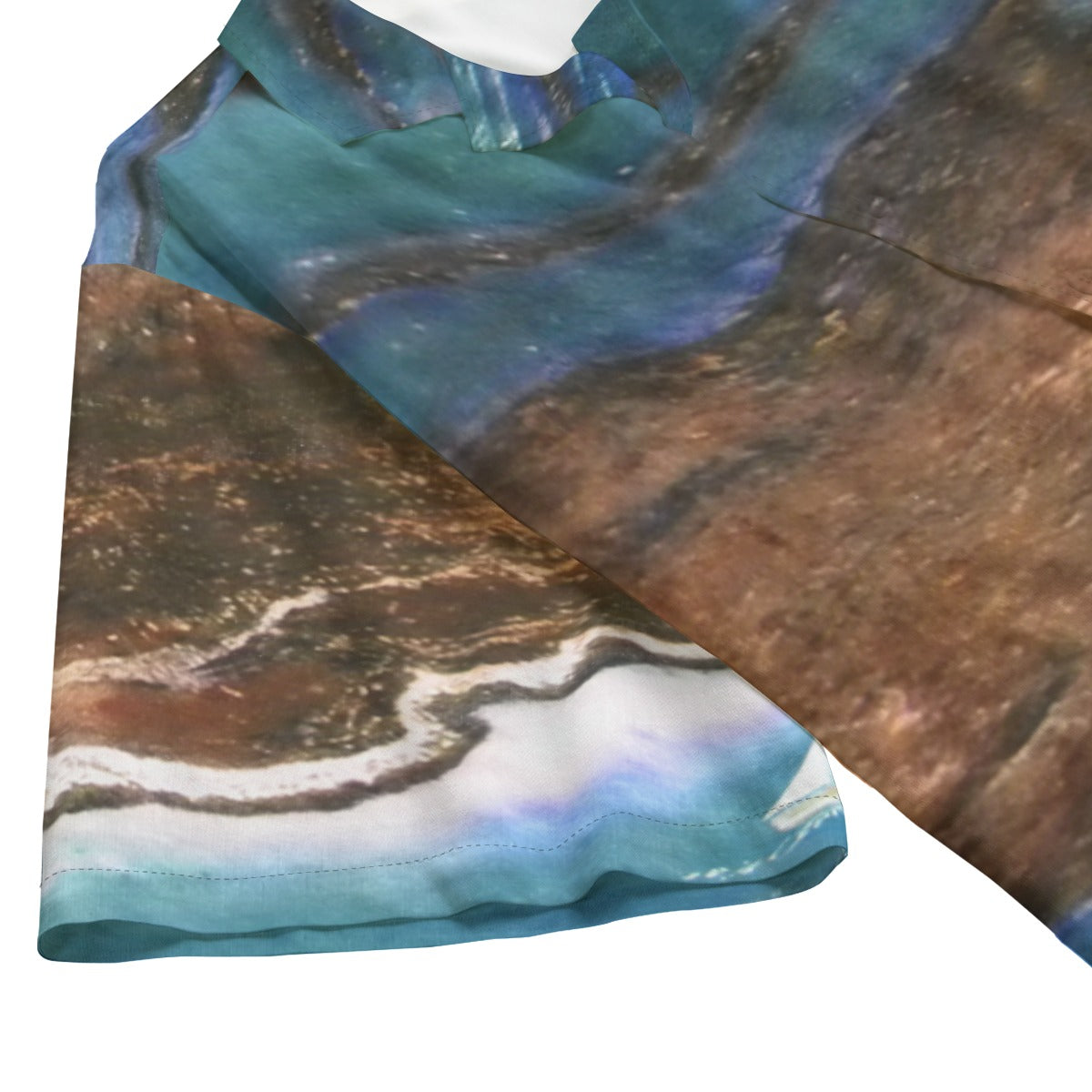 Men's Hawaiian Rayon Shirt Blue