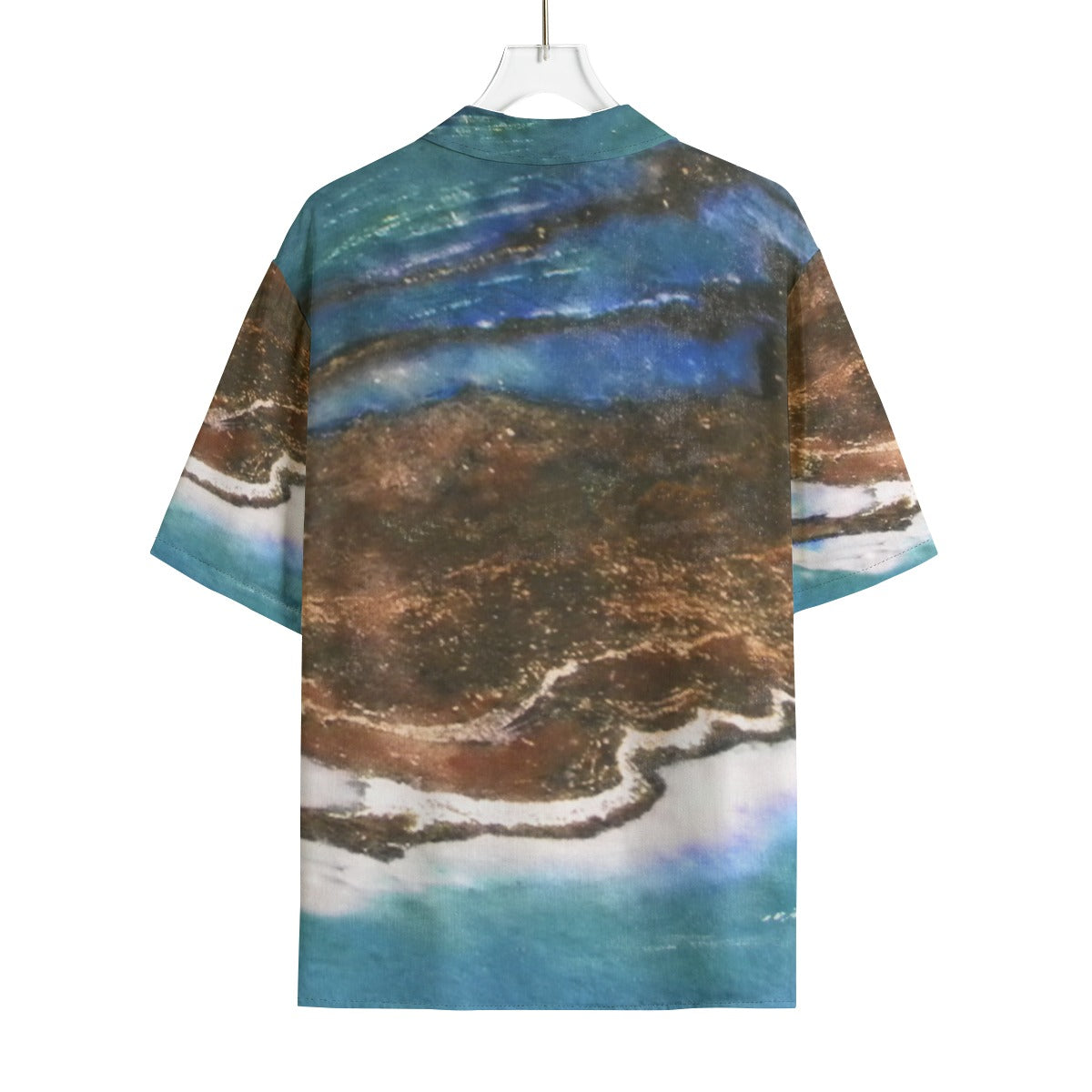 Men's Hawaiian Rayon Shirt Blue