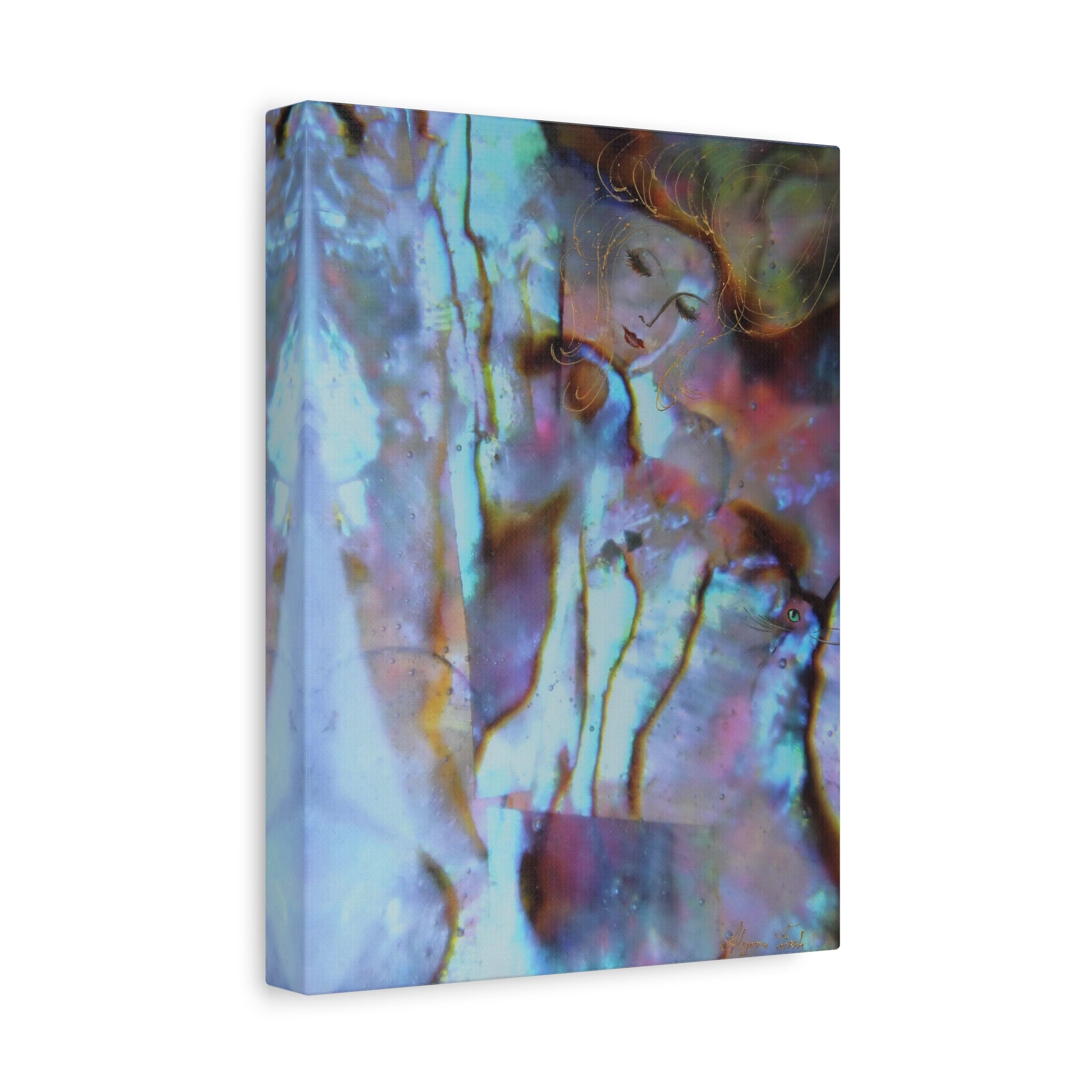 Abstract art print on a white background