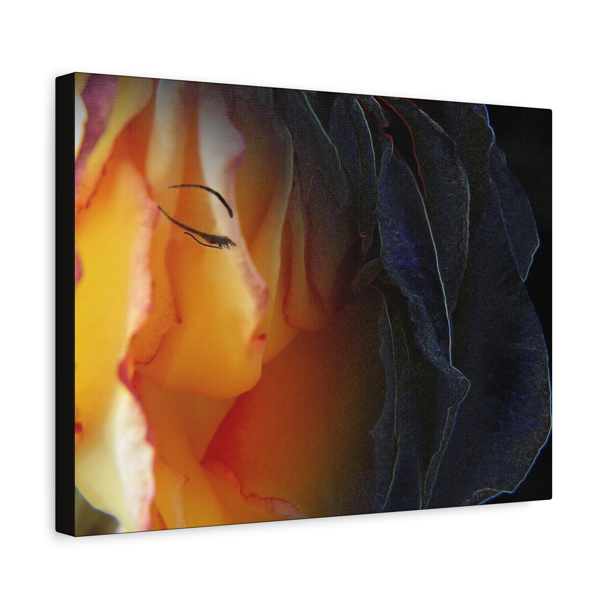 Tea Rose — Microphotography Art Print