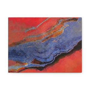 Canvas Print - Blue Island Digital Art Mixed Media Landscape