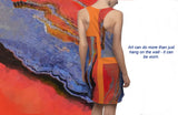 Racerback Dress - Blue/Red