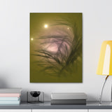 "Melody" - Wall Art Canvas Print Green/Yellow