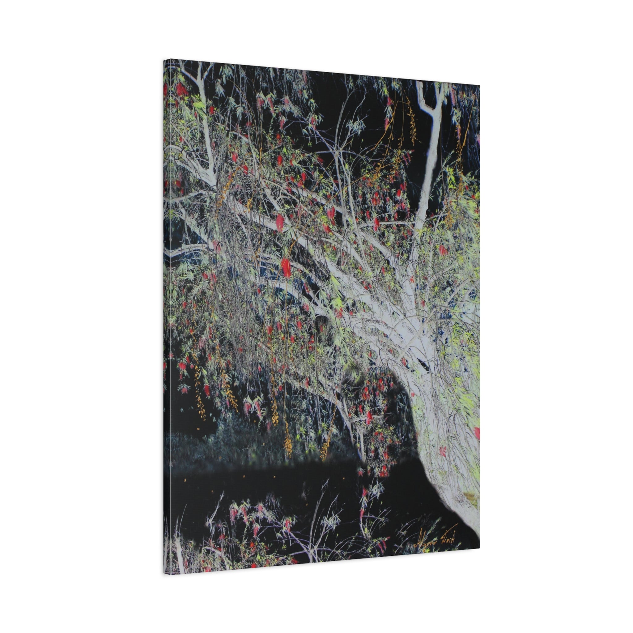 Silent Serenade — Mixed Media Canvas Print