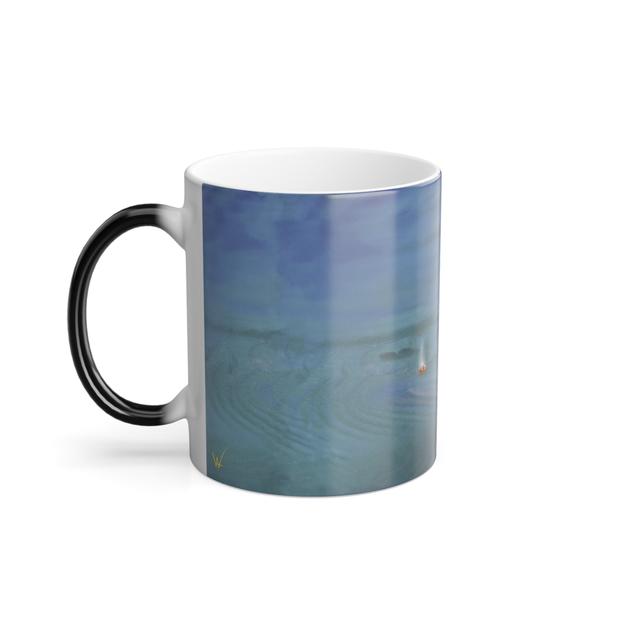 Key West Sunset Color Changing Mug 11oz — Microphotography Stone Art, Free Shipping