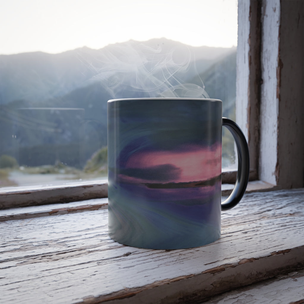 Key West Sunset Color Changing Mug 11oz — Microphotography Stone Art, Free Shipping