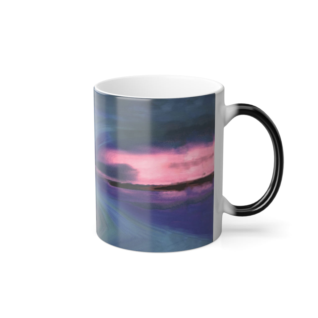 Key West Sunset Color Changing Mug 11oz — Microphotography Stone Art, Free Shipping