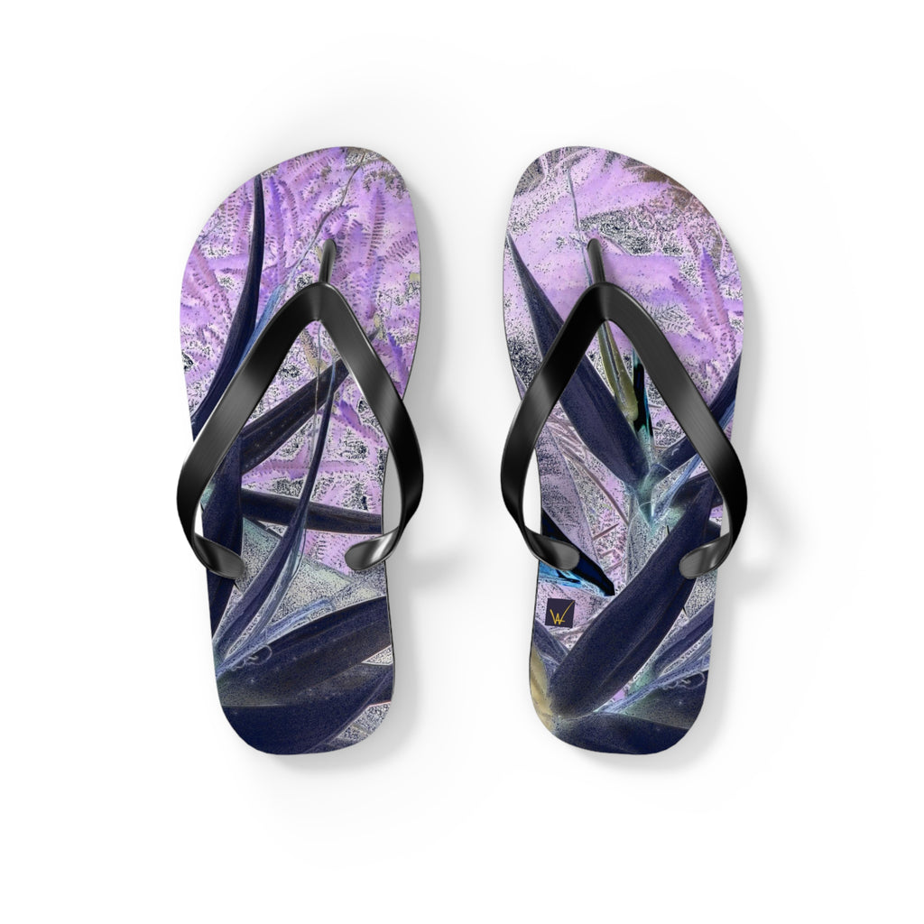 Flip Flops Purple & Black 