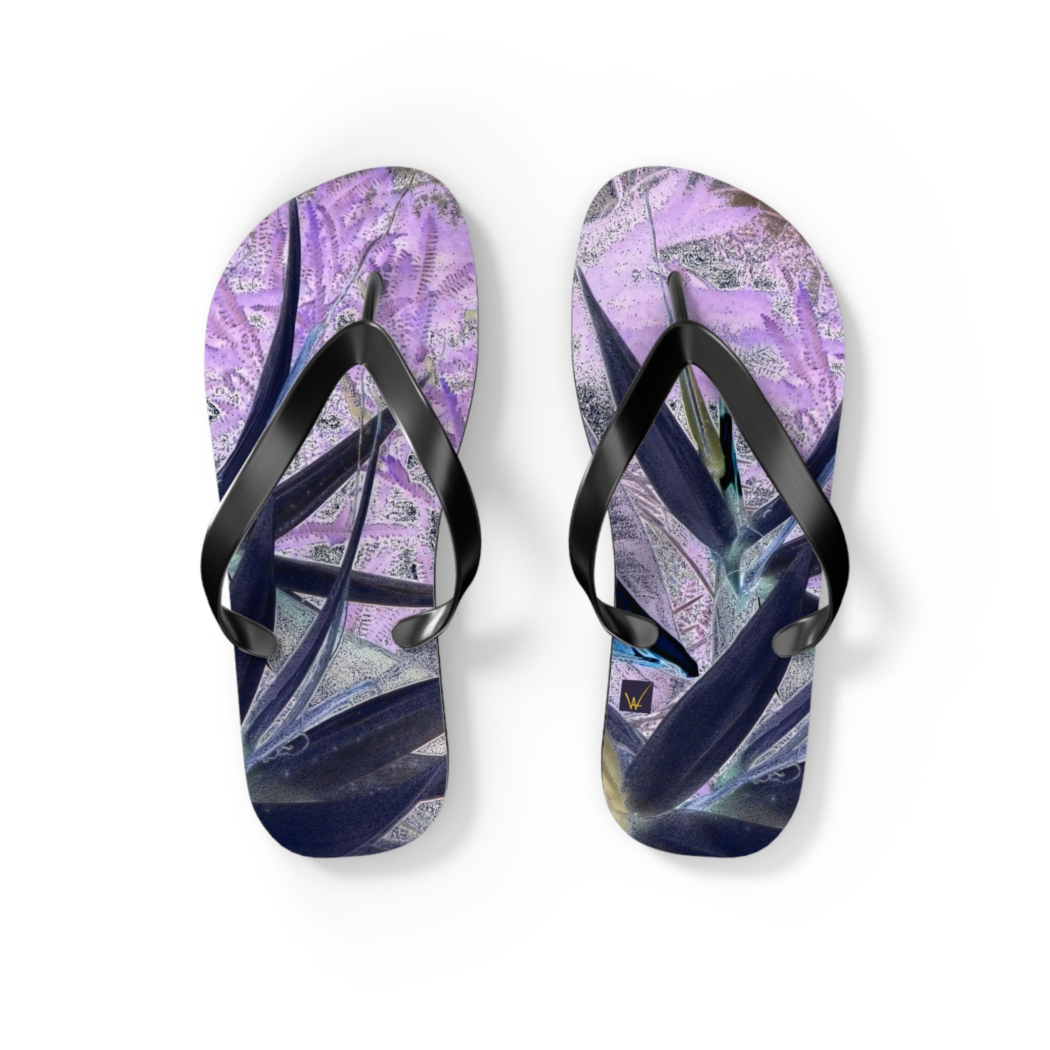 Flip Flops Purple & Black 