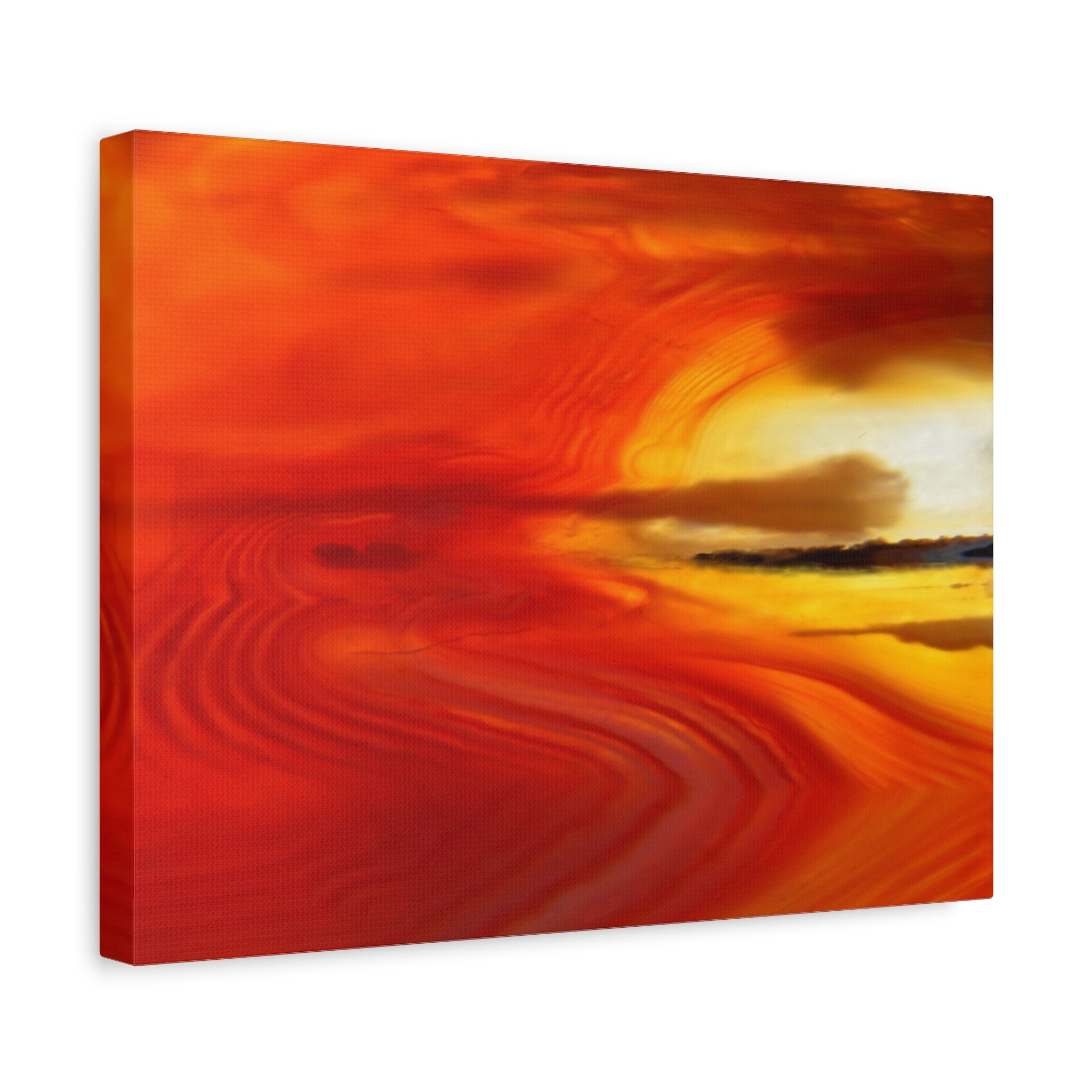Agate Landscape Microphotography Canvas Print | The Micro-Art Gallery