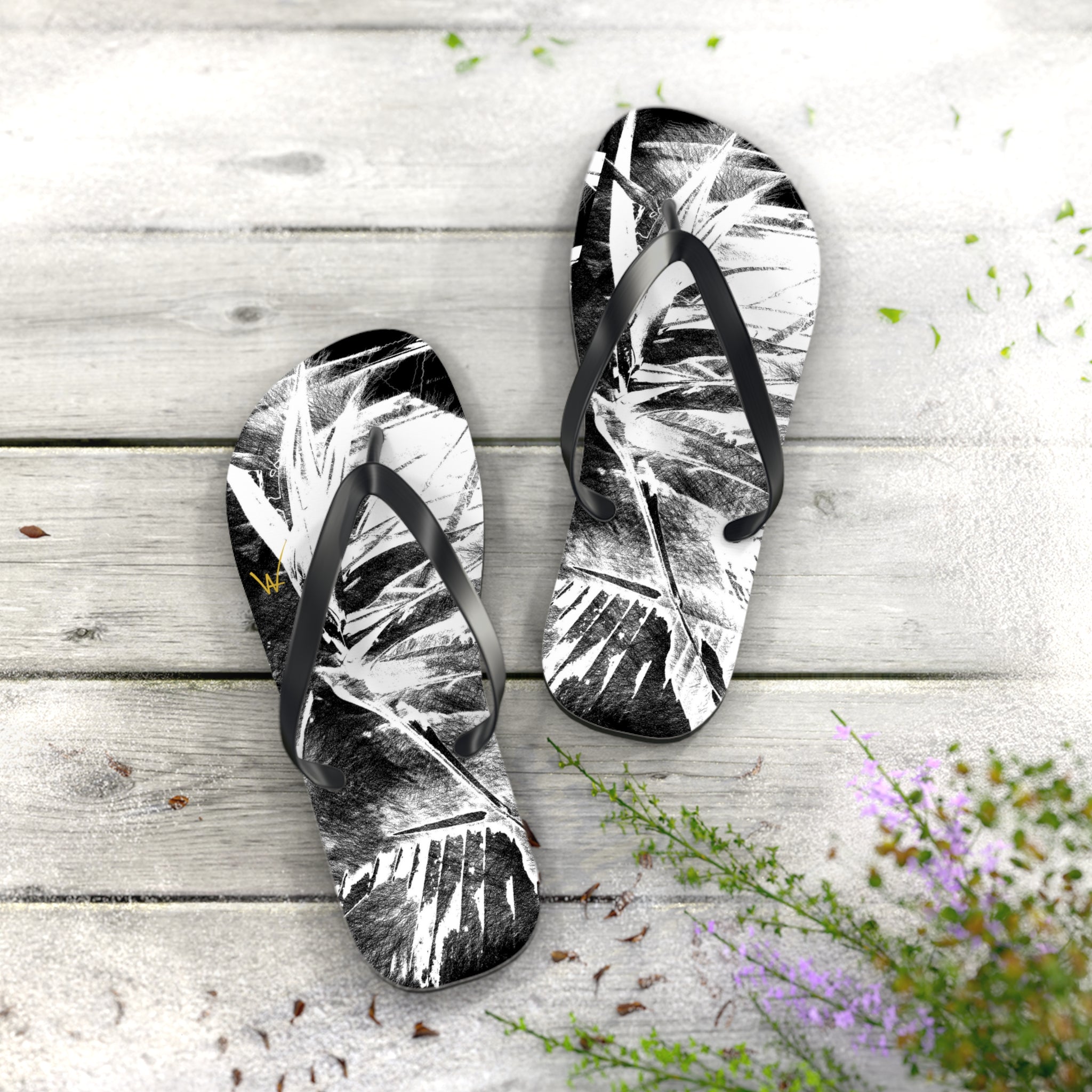Flip Flops Black & White 