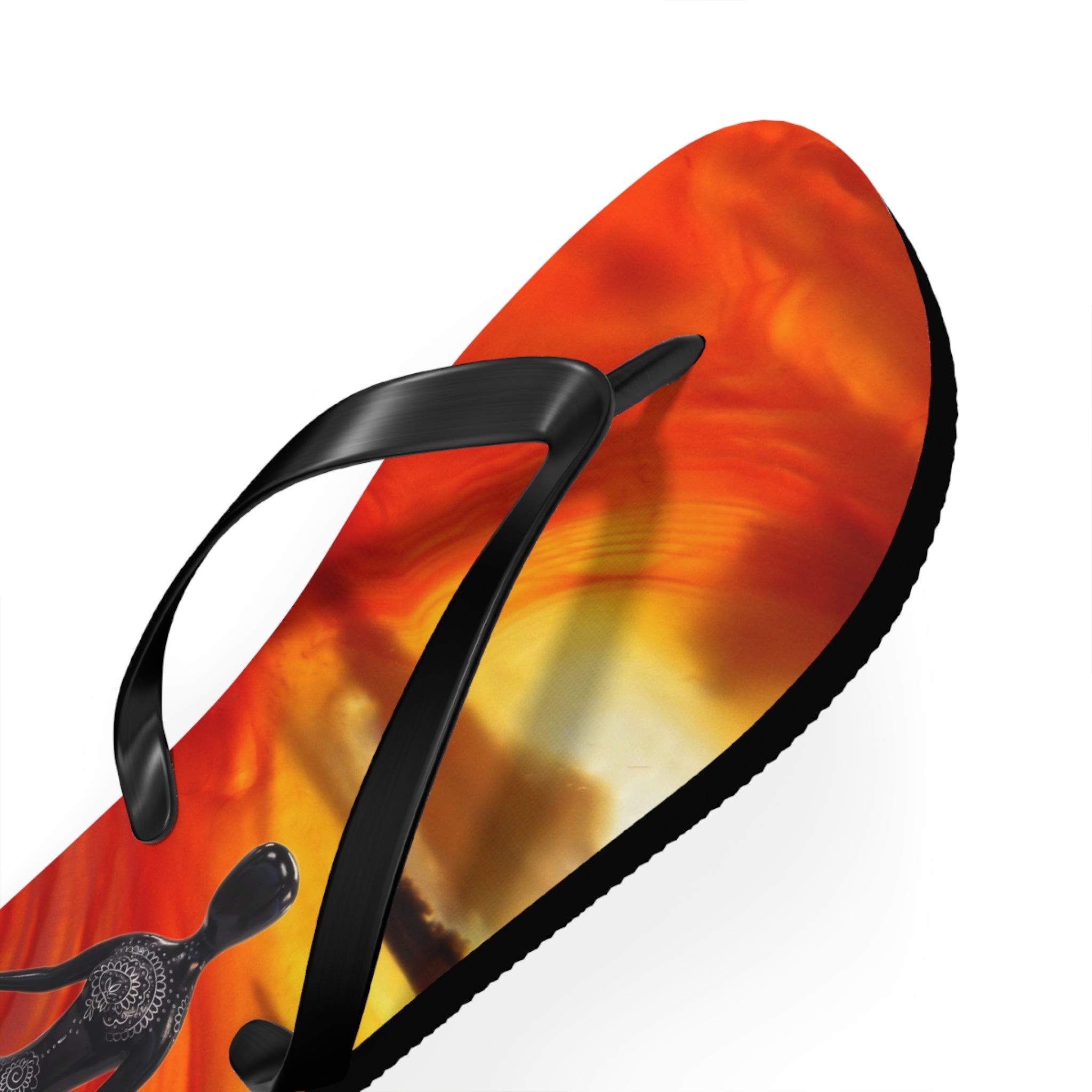 Red Flip Flops