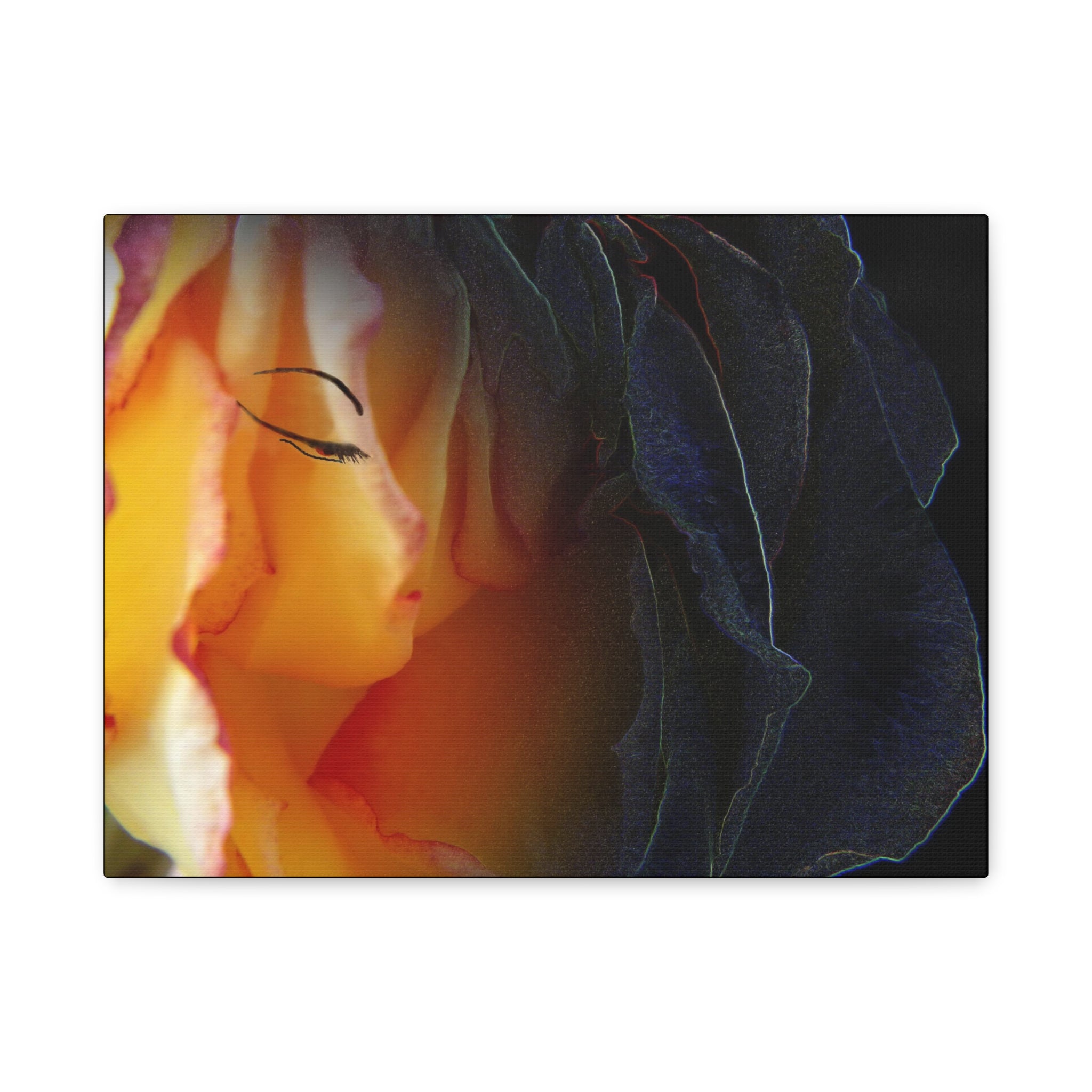 Tea Rose — Microphotography Art Print