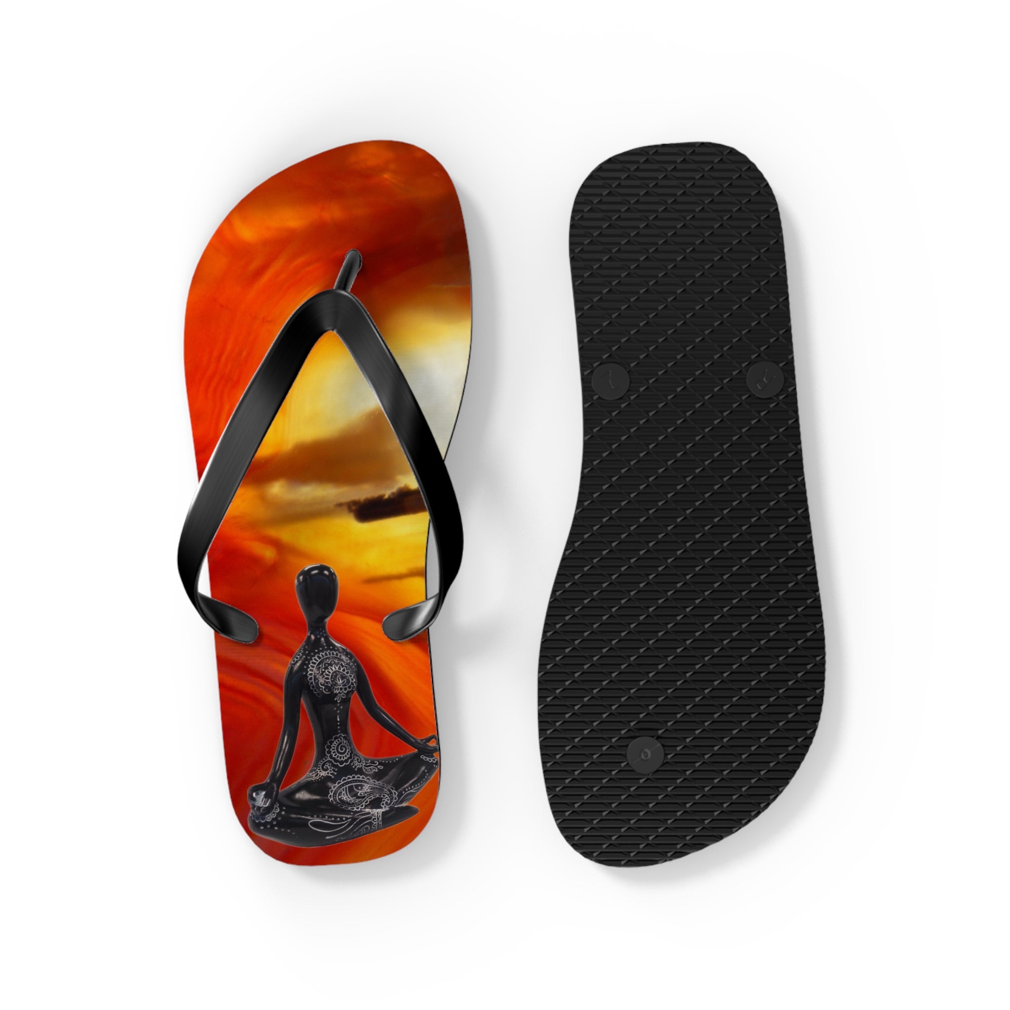 Red Flip Flops