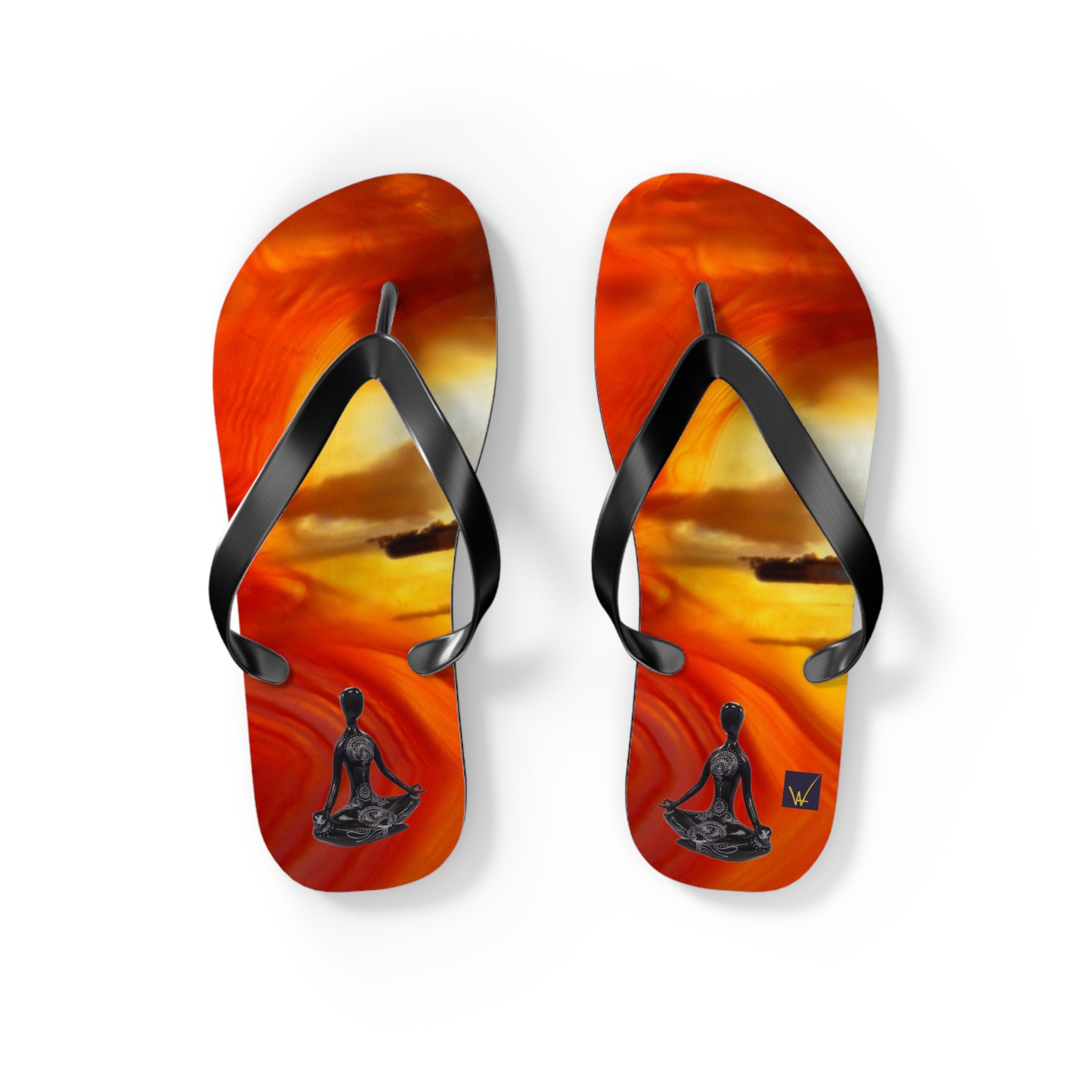 Red Flip Flops