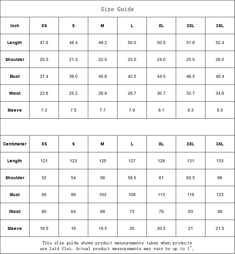 size guide