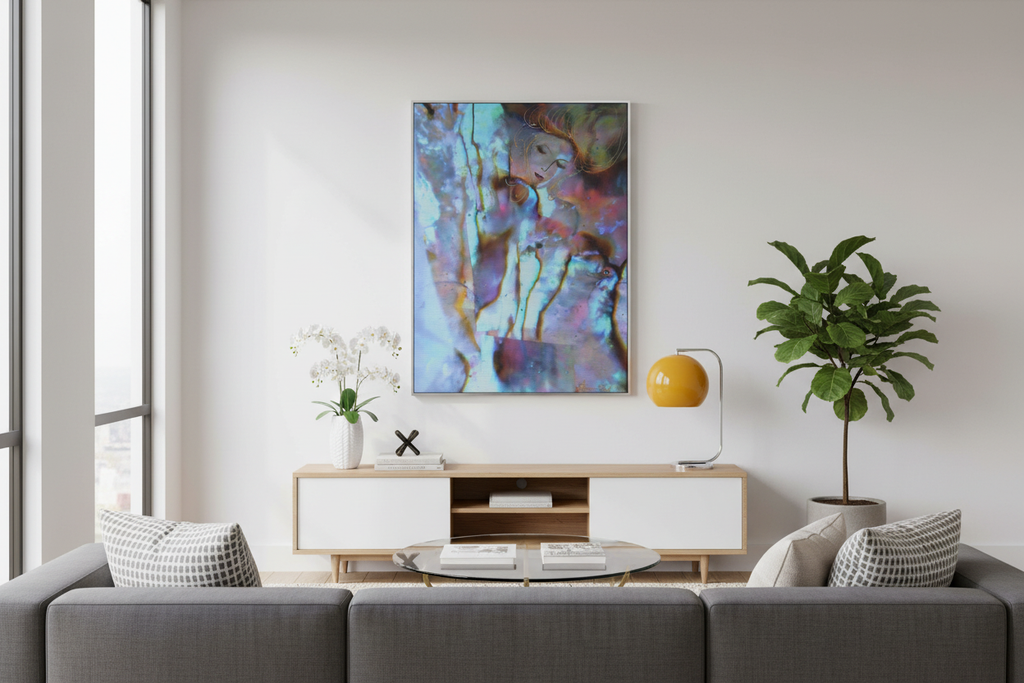 Ala Picasso Canvas Art Print displayed in modern interior