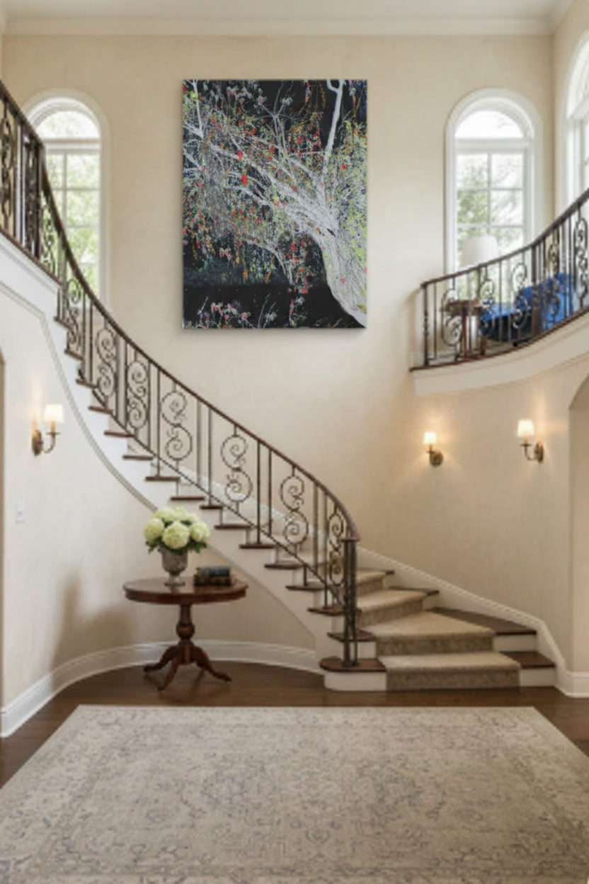 Silent Serenade in Staircase