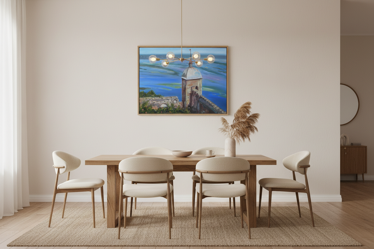 Ukrainian Landscape in Dining Room